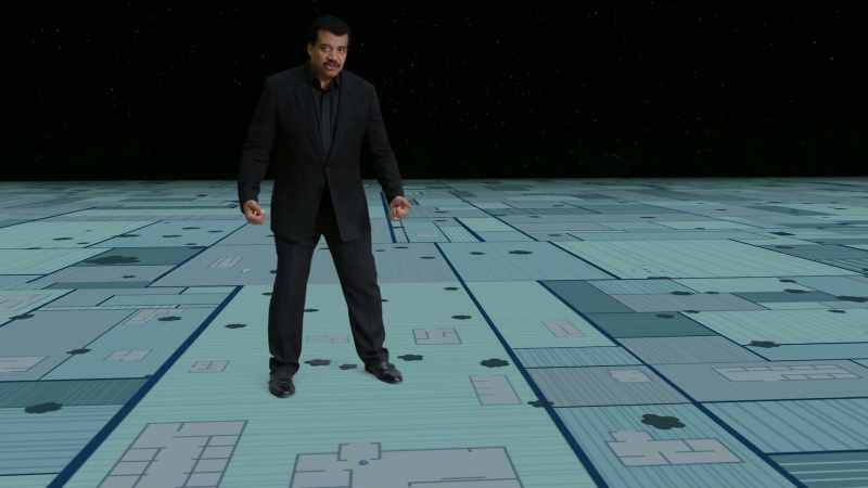 A three-dimensional creature like me can only exist