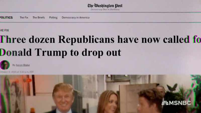 A tough time for any Republican right now to be