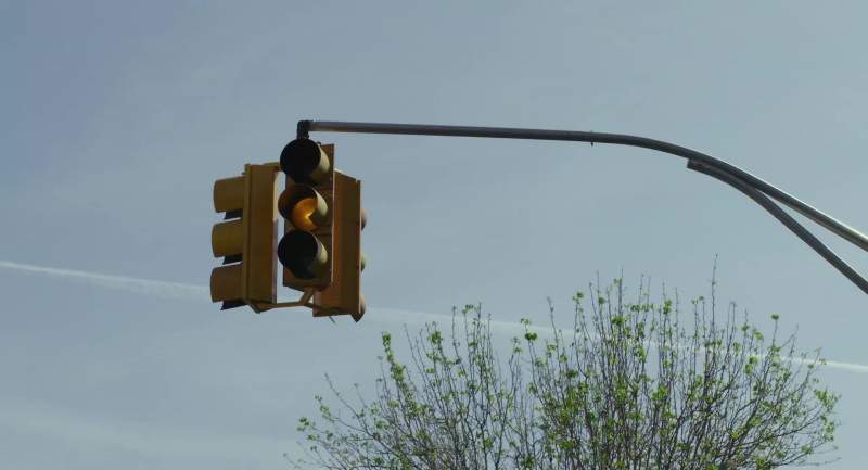 A traffic light