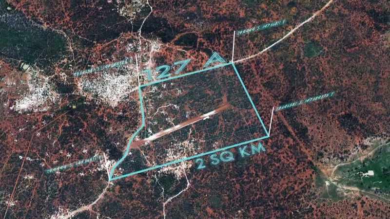 A two-kilometre-square monster drilling area