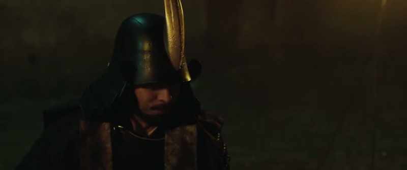 A warrior fights for his position