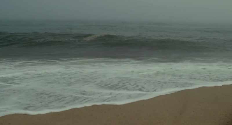A wave came up over off his face
