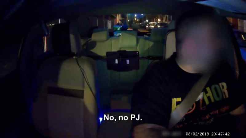 >>a young man has approached his car