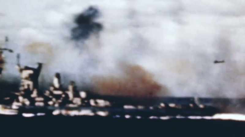 A zero is filmed heading straight for