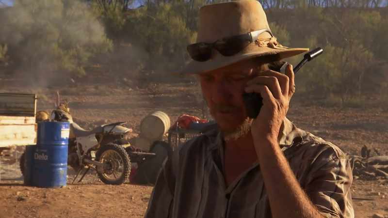Aaron's setting up a deal with his opal buyer