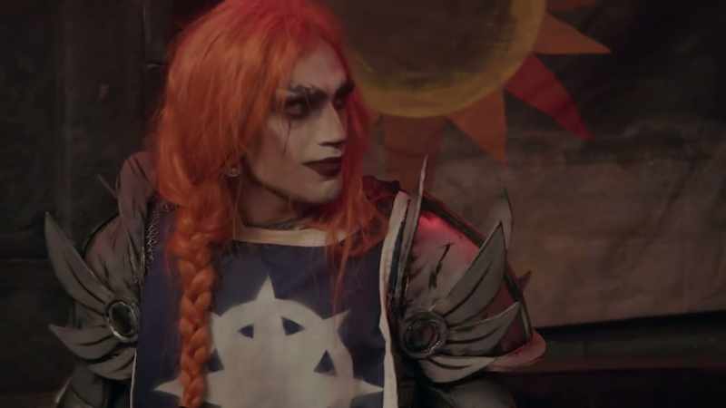 [Abhora roaring]