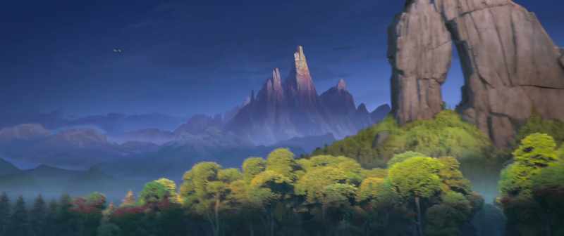 ABIGAIL: Heck Mountain. - (HAWK SCREECHES)
