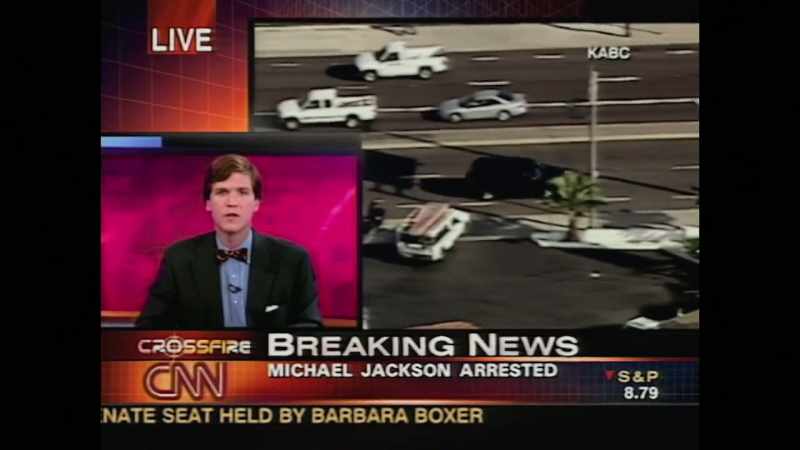 About two hours ago, Michael Jackson was arrested