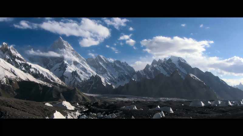 Above Camp 4 on K2