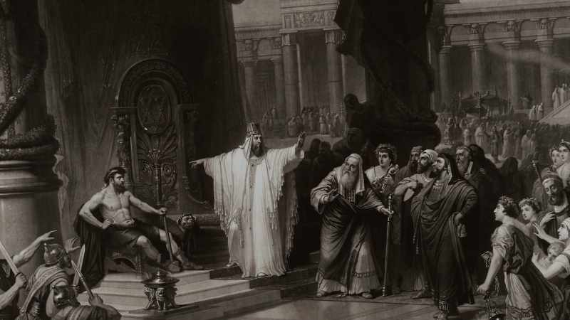 Abraham, Moses, again, Solomon, Isaiah