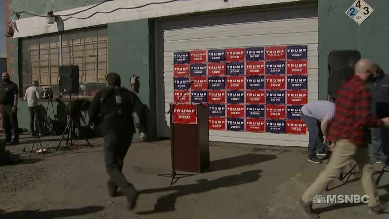 Accident they ended up here. >> I met the campaign staff here