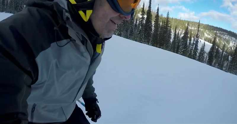Accomplished skiers average about 40 miles per hour