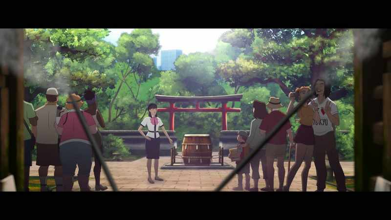 According to an ancient Japanese myth