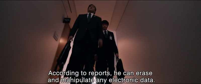 According to reports, he can erase and manipulate any electronic data