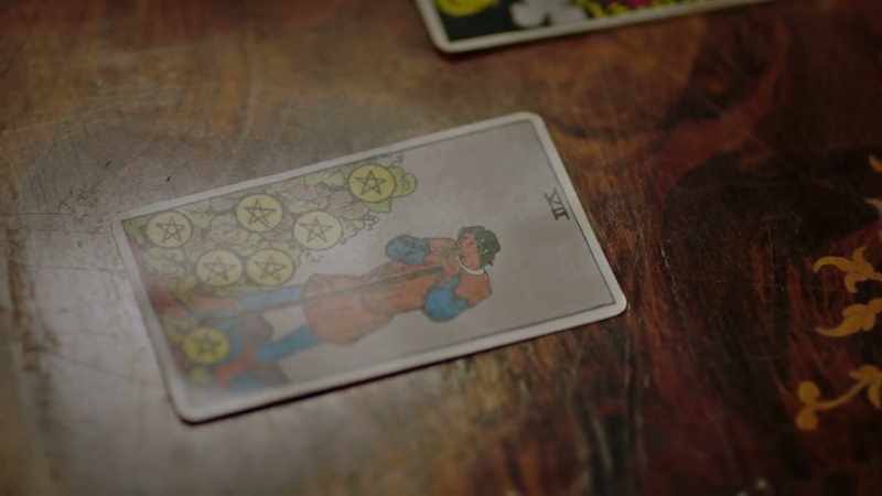 According to this, the Seven of Pentacles