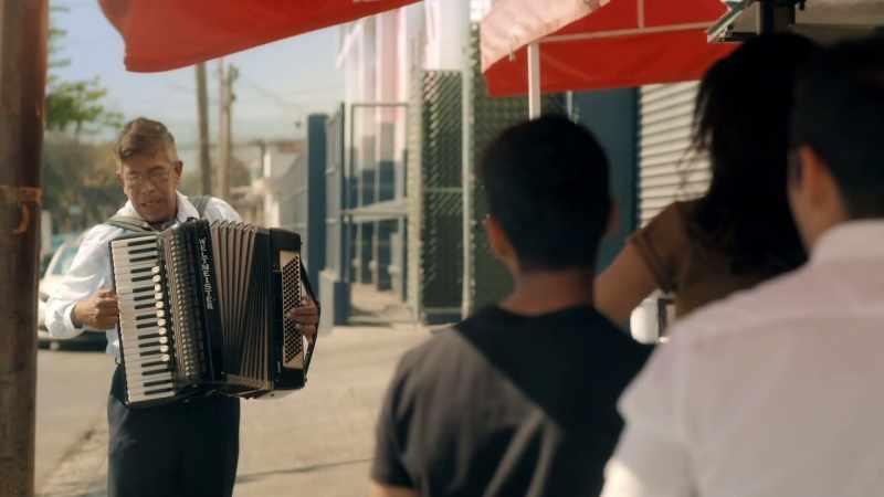 [accordion playing]