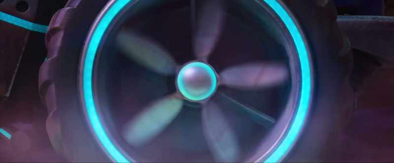 Activated. - [wheels spinning]