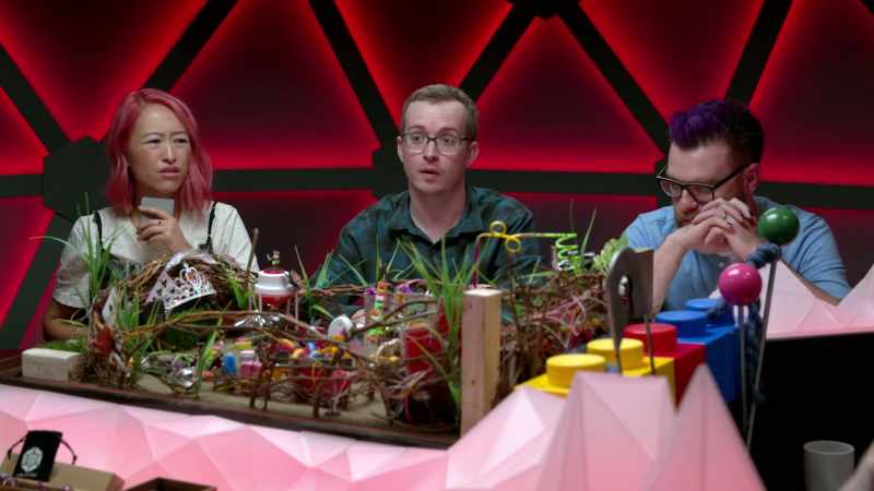 Adaine reaches in does something