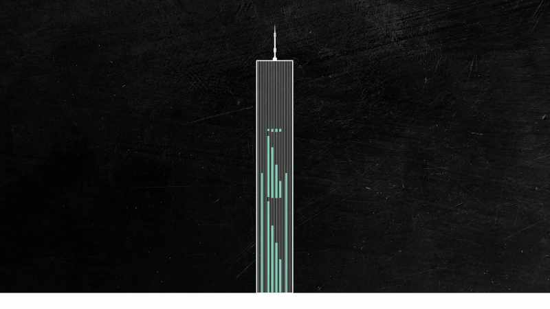 Adding to the horror, now-damaged elevator shafts