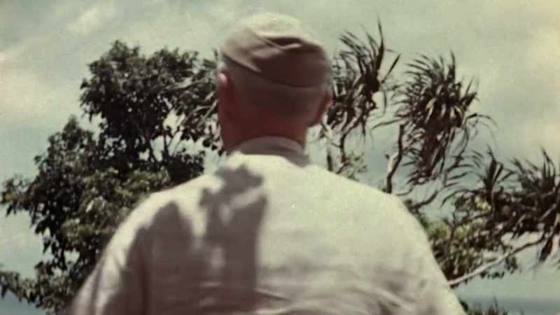 ADMIRAL NIMITZ REALIZES THAT ISLAND HOPPING