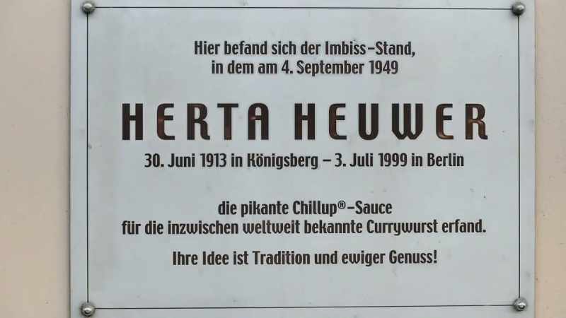 After her death the city erects a plaque