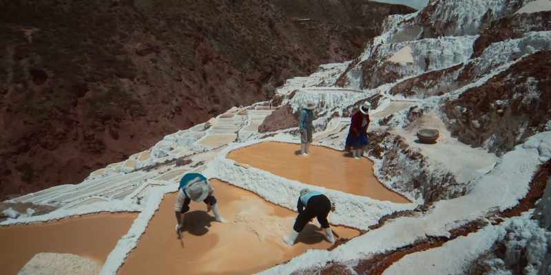 After we do that, we pick up the pink salt