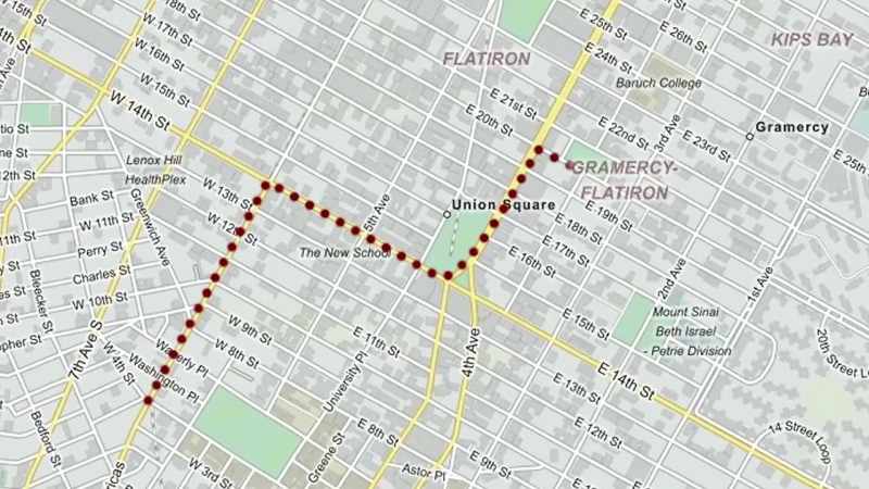 After lunch, Bob and Daniel went up to Gramercy Park