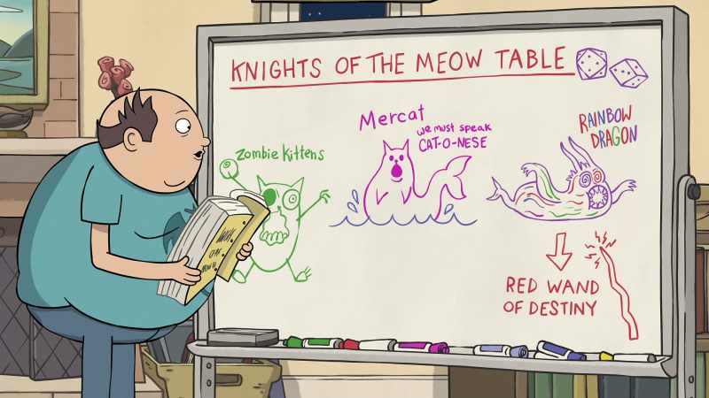 After we stop the Zombie Kittens, a Mercat will rise