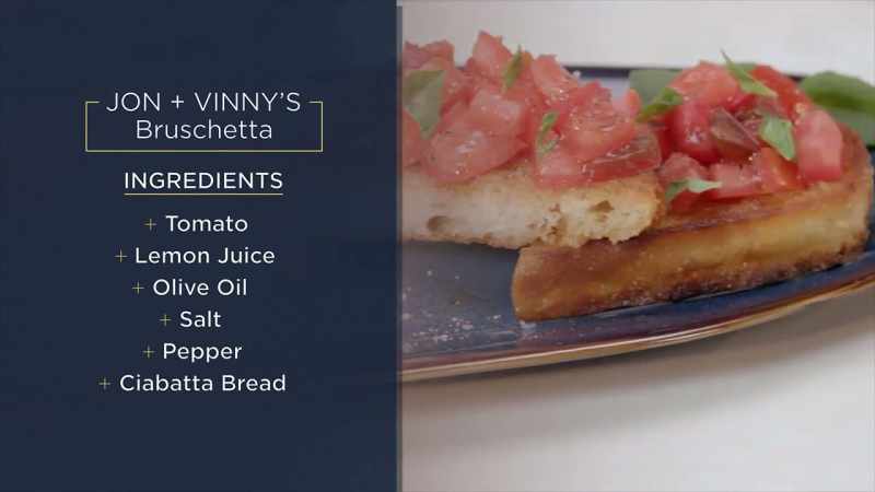 After we teach you the bruschetta, by the way