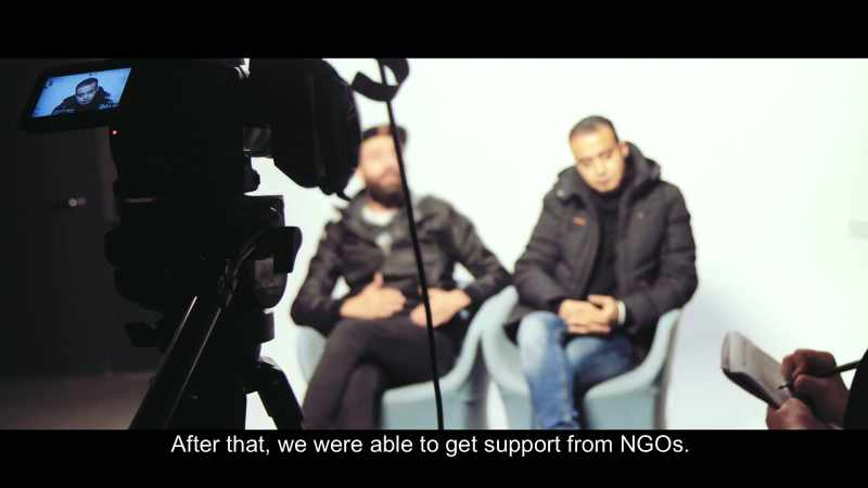 After that, we were able to get support from NGOs