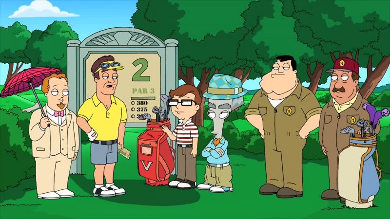 After the first hole, the score is... 35 to 36