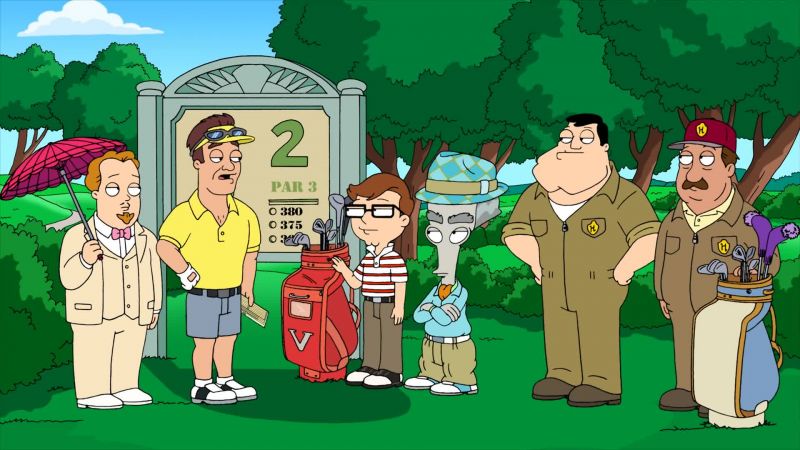 After the first hole, the score is... 35 to 36
