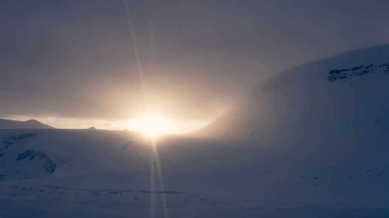 After three months of winter darkness