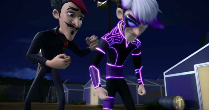 Agent Improv, it's not too late. [grunts]