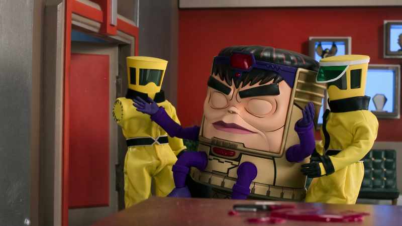 [agents straining] -M.O.D.O.K., M.O.D.O.K