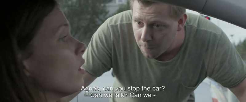 Agnes, can you stop the car? Can we talk? Can we