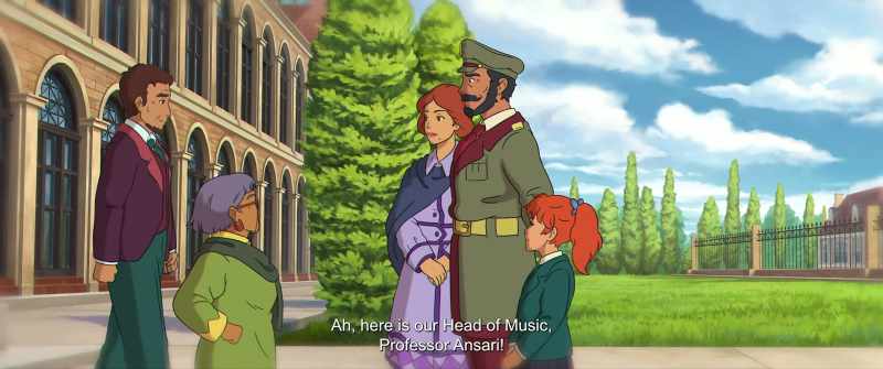 Ah, this is our music director, Professor Ansari!
