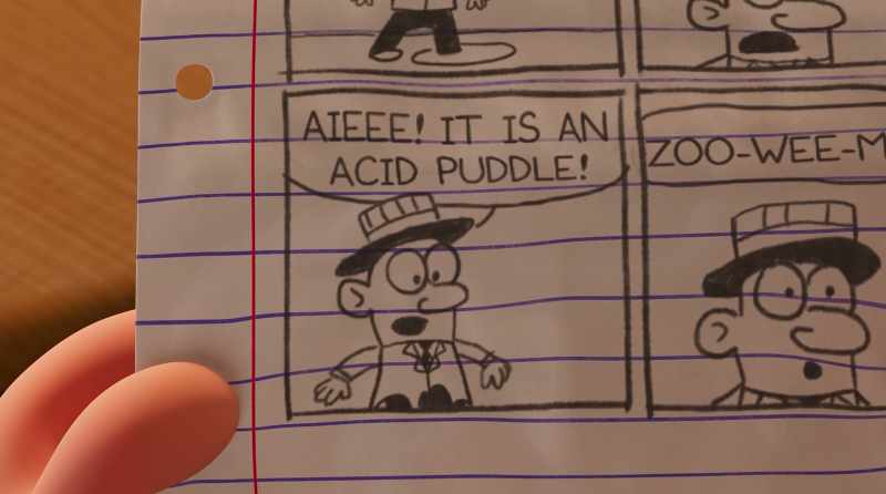 Ah! It is an acid puddle!