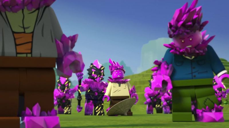 Ah! It just turned him into a crystal-zombie!