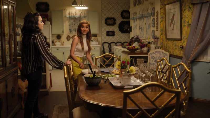 Ah. Izzy, Stella, can you help set the table?