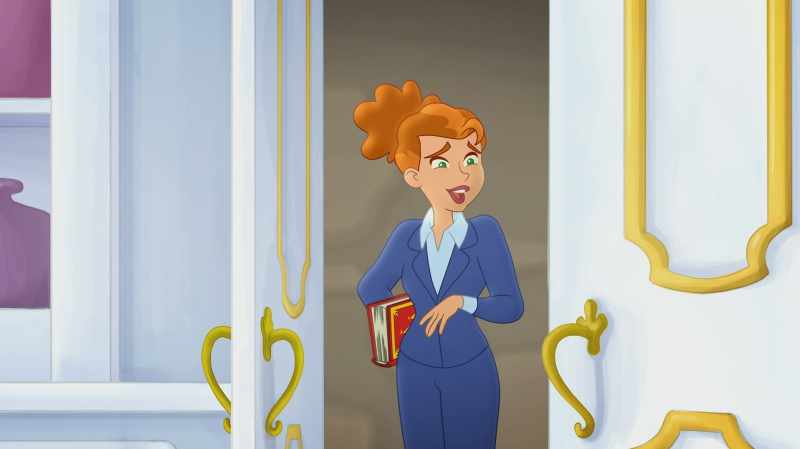 Ah, she must be there already. Probably couldn't wait for her big day