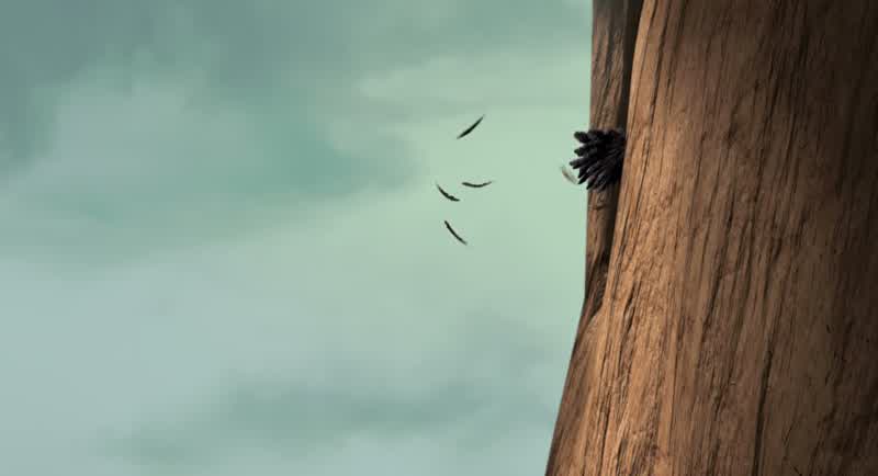 Ah, right in the beak!