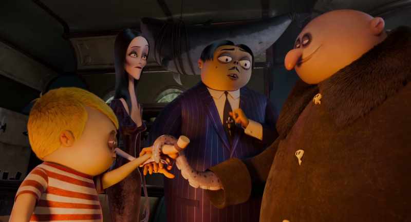 Ahem. Fester, your tentacles are hanging out