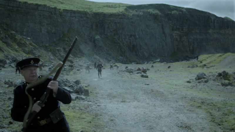 Aim at him, for God's sake!