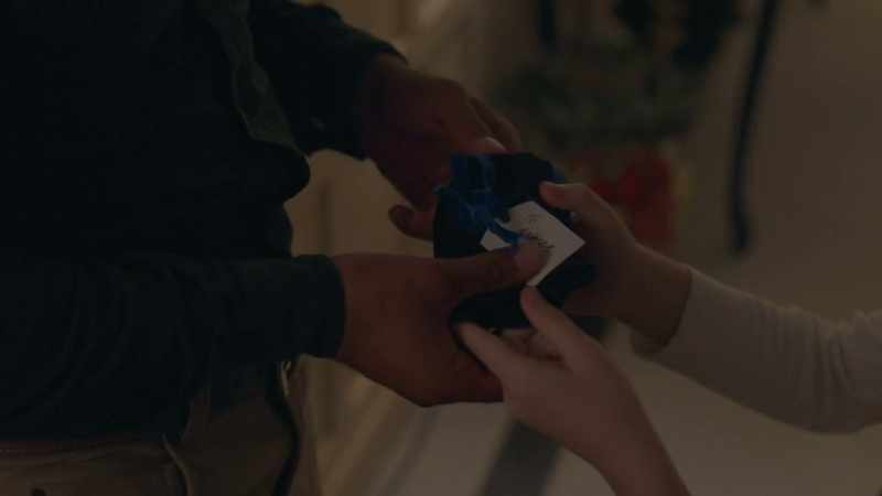 Aimée got you a present. She says you could open it