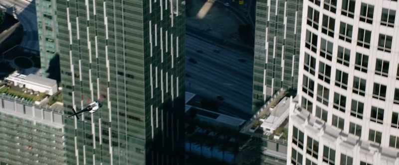 Air 11 over City Hall, southbound 900