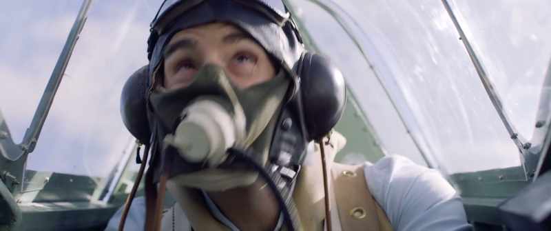 [airplane passing overhead]