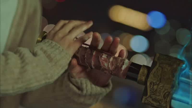 아저씨 검이 잡혀�