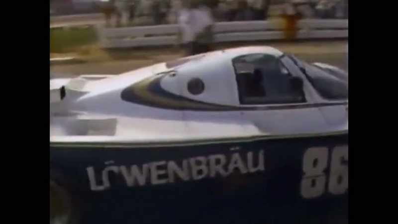 Al Holbert gets underway, Bill Whittington opens the gap in first place