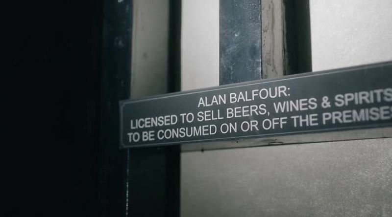 ALAN BALFOUR: lICENSED TO SELL BEERS